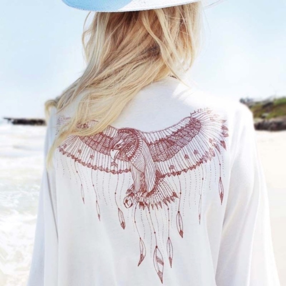RESTOCKED! White Lace Kimono Cover Zip - Picture 2 of 8